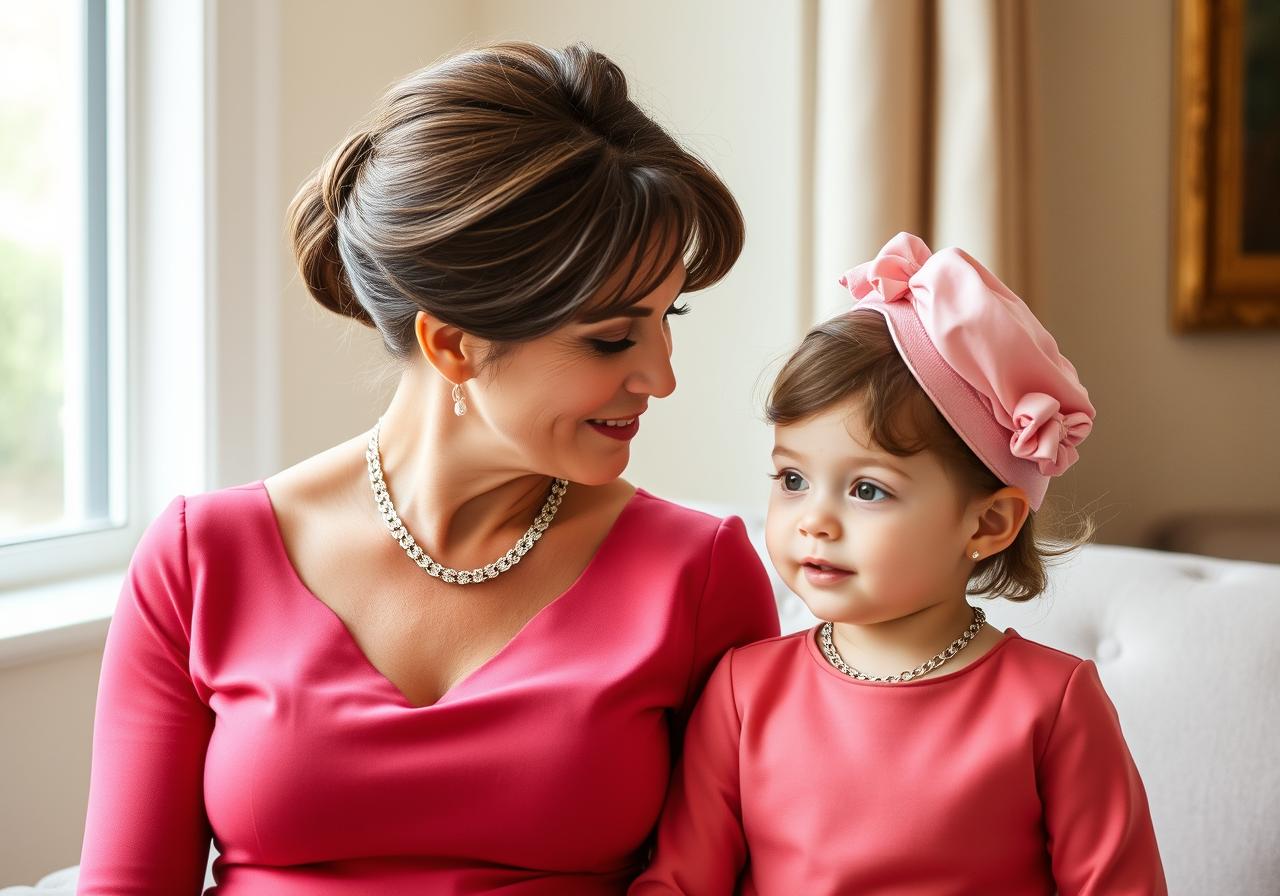 Мама и дочь: парные образы, которые покорят всех